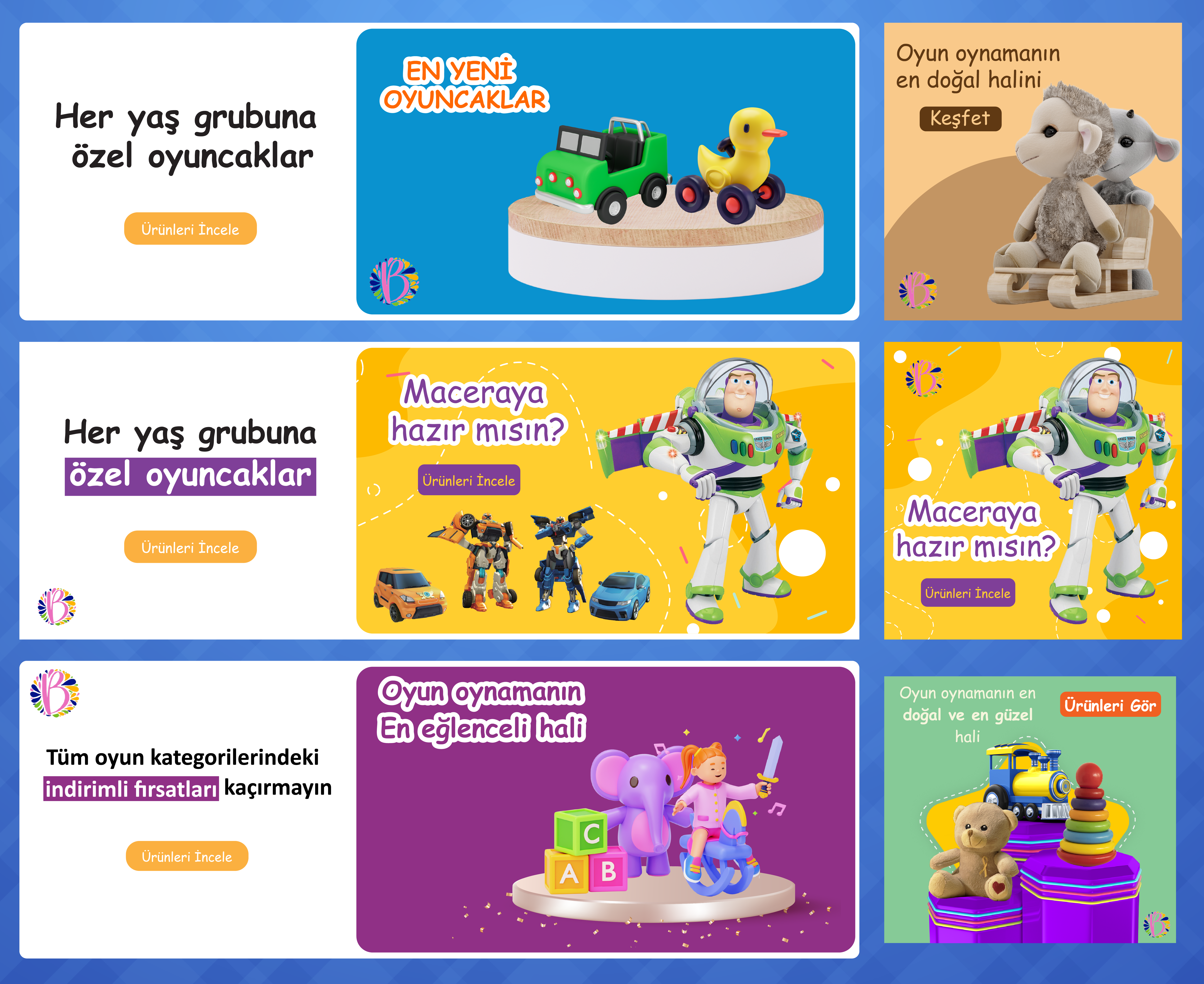 Burnis Toy | Banner çalışması